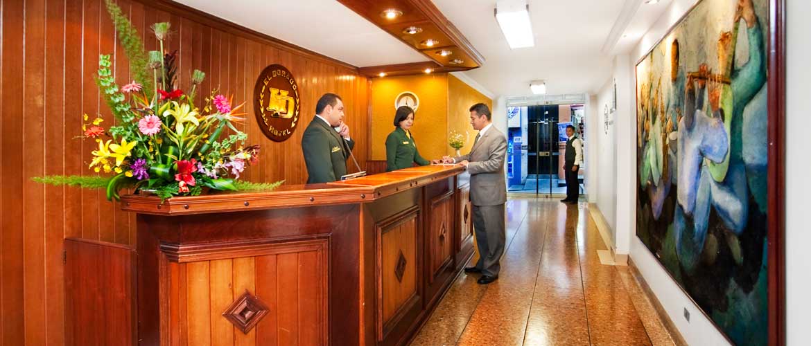 Recepción de Hotel El Dorado